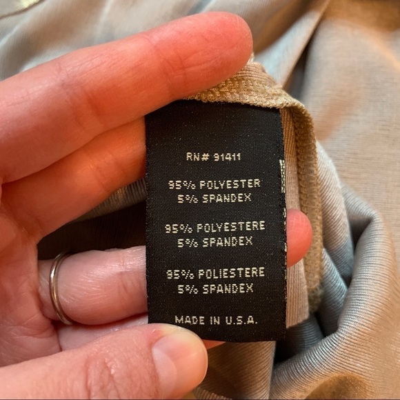 RN Convertible 💕Shimmer Glitter Shine Blouse Top - Picture 3 of 5